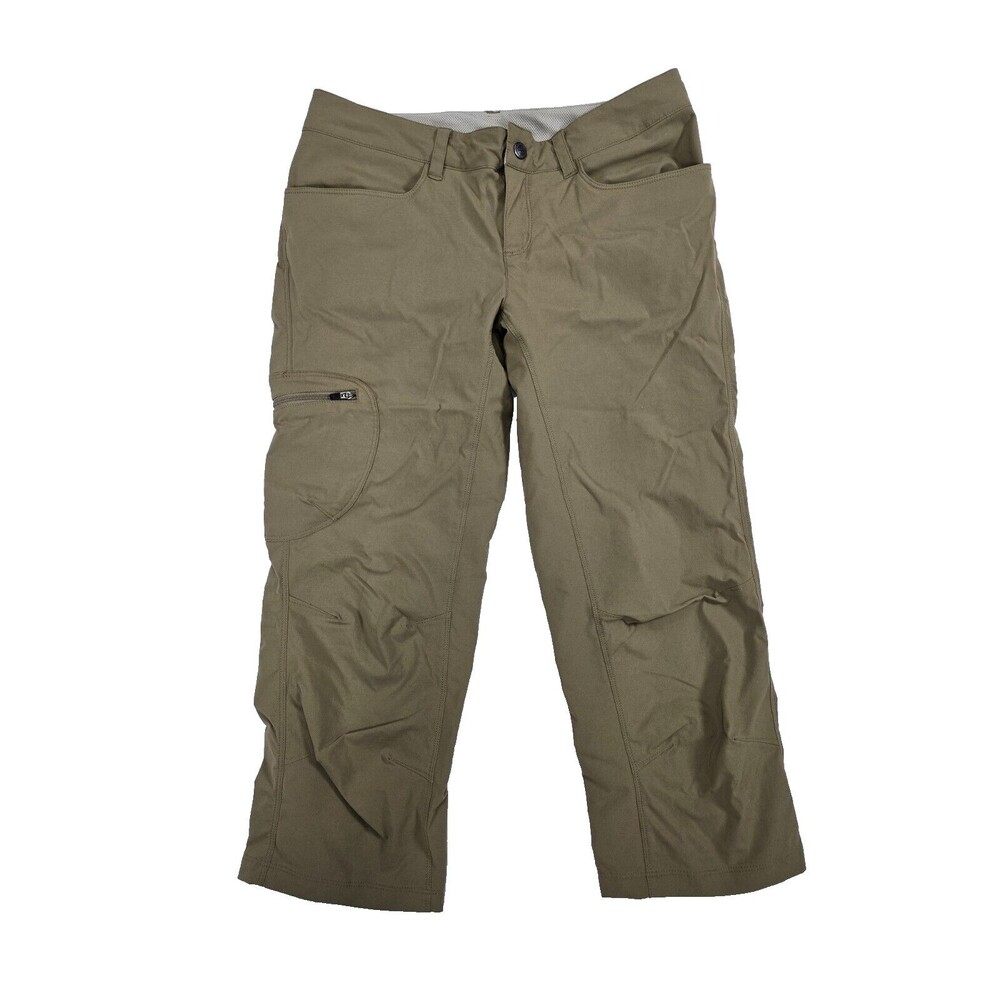 Patagonia Women's Beige Casual Hiking Nylon Blend Cropped Size 4
